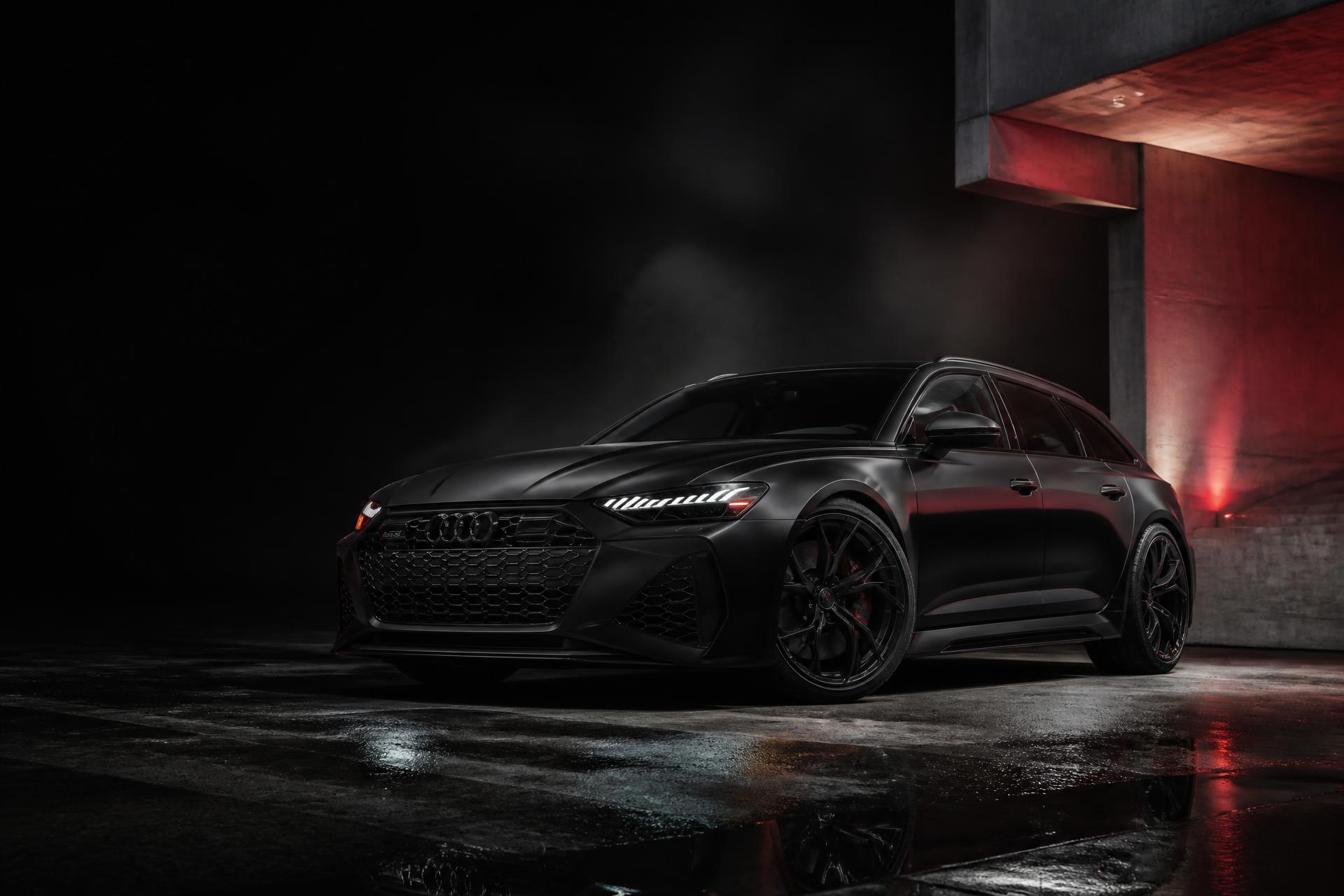 Audi RS6 C8 Performance in cinematischem Licht